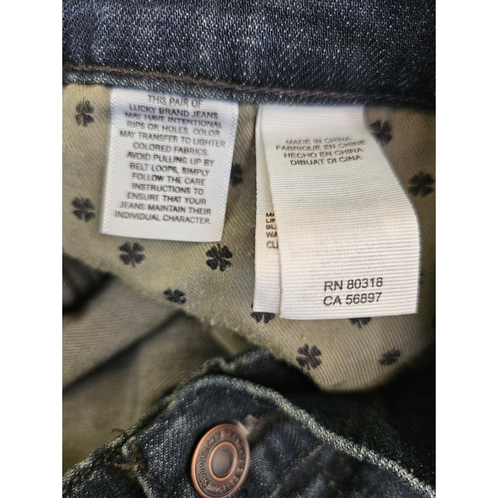 Lucky Brand Jeans '221 Straight' Mens tag=40x30 (MEASURED=41x28.5) - Picture 15 of 16
